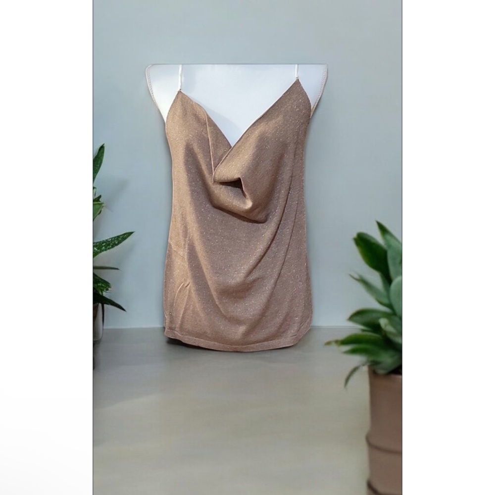 Sam Edelman Shimmering Brown Camisole Top